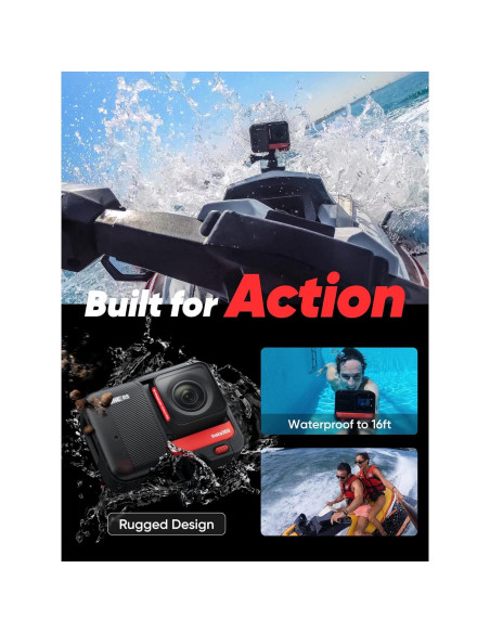 Cámara de Acción Insta360 ONE RS 4K 60fps 48MP Impermeable Cámara de Acción Insta360 ONE RS 4K 60fps 48MP Impermeable