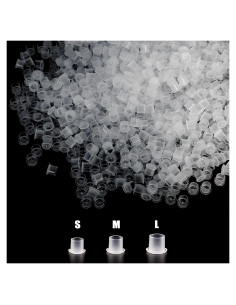 Tazas de Tinta para Tatuajes SOTICA 1000pcs 11mm Plástico