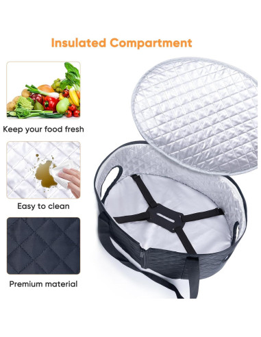 Bolsa de Transporte para Olla de Cocina Lenta BAGSPRITE 6-8 Qt