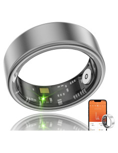 Anillo Inteligente Viohead 7 Negro - Rastreador de Salud y Fitness