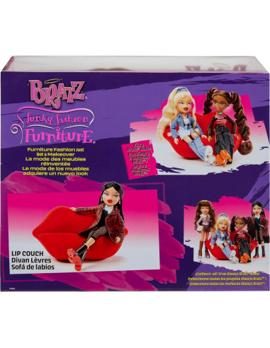 Sofá Labio Bratz para Muñecas - Muebles de Moda Funky