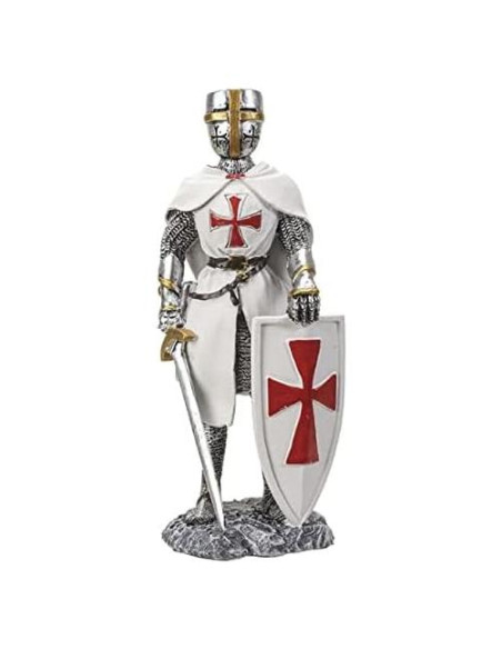 Figurita Caballero Cruzado con Escudo Pacific Trading 20.96 cm