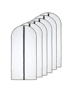 Bolsa para Prendas HomeClean 61x102 cm - Juego de 6, Negra