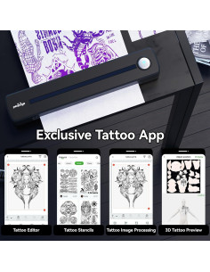 Impresora de Plantillas de Tatuajes PeriPage P91 Inalámbrica 2