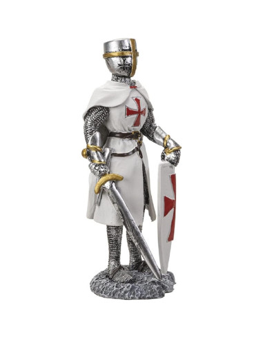 Figurita Caballero Cruzado con Escudo Pacific Trading 20.96 cm