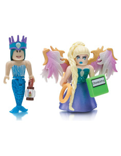 Figuras de Colección Roblox Jazwares - Neverland Lagoon y Escuela Royale