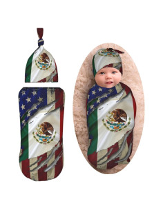 Manta de Envoltura para Bebé AuHomea Ajustable 29x53cm