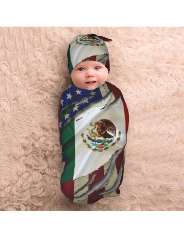 Manta de Envoltura para Bebé AuHomea Ajustable 29x53cm