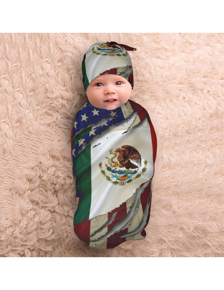 Manta de Envoltura para Bebé AuHomea Ajustable 29x53cm