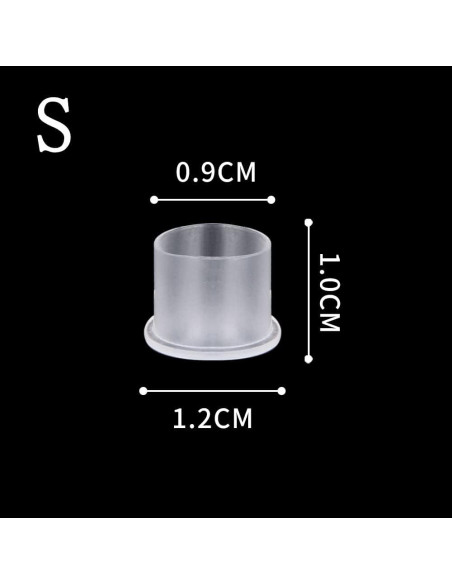 Tazas de Tinta para Tatuajes UPTATSUPPLY 1000pcs 11mm