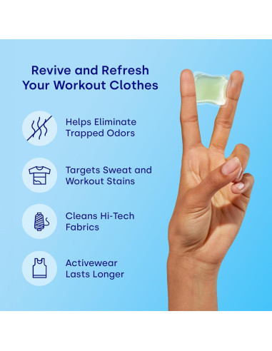 Cápsulas de Detergente para Ropa Activa Dropps 64 Unidades Brisa Fresca