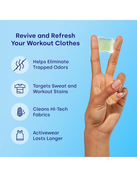 Cápsulas de Detergente para Ropa Activa Dropps 64 Unidades Brisa Fresca