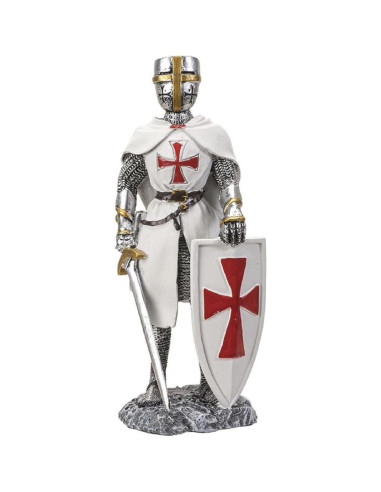 Figurita Caballero Cruzado con Escudo Pacific Trading 20.96 cm