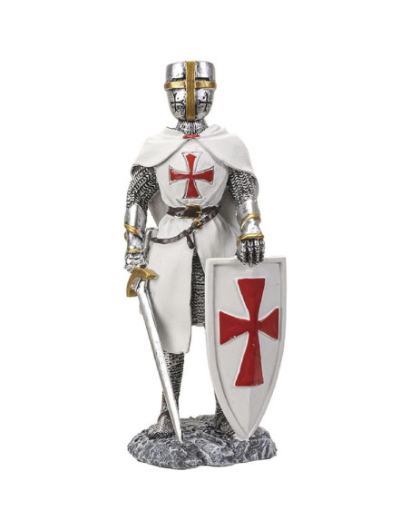 Figurita Caballero Cruzado con Escudo Pacific Trading 20.96 cm