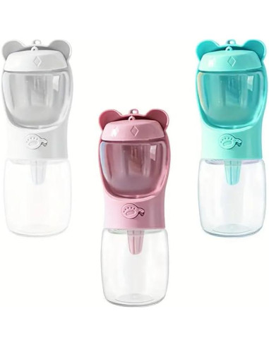 Botella de Agua para Perros ZHEJIANG 350 ml Portátil a Prueba de Fugas