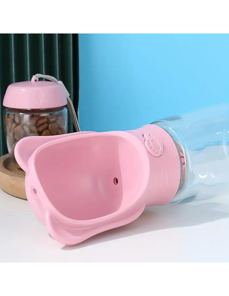 Botella de Agua para Perros ZHEJIANG 350 ml Portátil a Prueba de Fugas