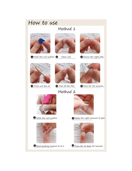 Uñas Postizas Hechas a Mano Almendra Rosa Mate - 10 Piezas