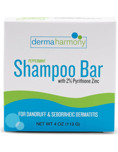Champú Sólido DermaHarmony 2% Zinc Pyrithione Menta 113g