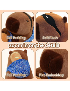 Peluche Capybara Kawaii Ultra Suave 33 cm TITQWOP 2