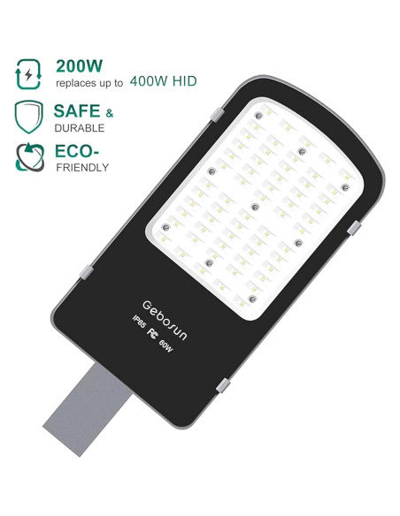 Luz de Calle LED Gebosun 35W 5400 Lúmenes IP65 Automática