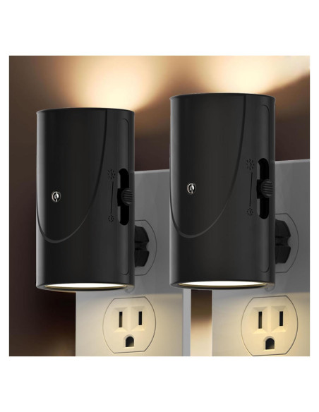 Luz Nocturna LED Niocomio Enchufable con Sensor 3000K