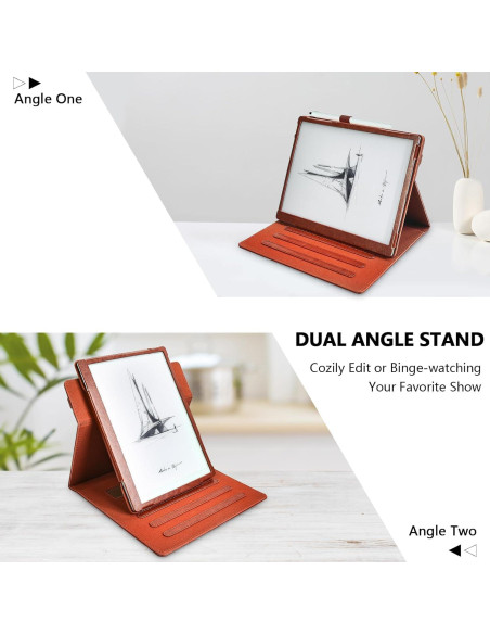 Funda E NET-CASE para Onyx Boox GO 10.3" ePaper Marrón