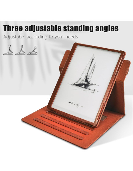 Funda E NET-CASE para Onyx Boox GO 10.3" ePaper Marrón