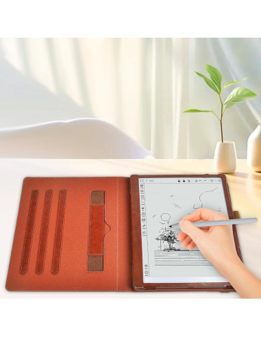 Funda E NET-CASE para Onyx Boox GO 10.3" ePaper Marrón