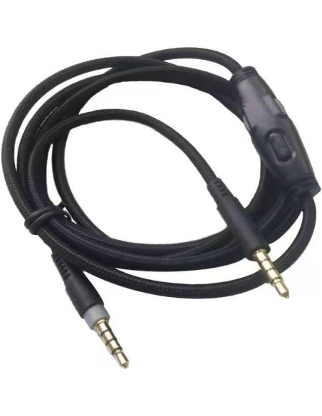 Cable de Audio de Reemplazo Toeasor 1.5m para HyperX y Logitech