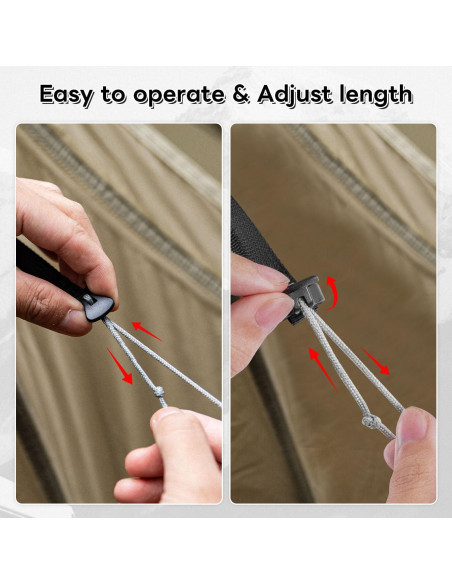 Cuerdas de Tensión Ultraligeras HIKEMAN 4M 2mm Nylon Azul