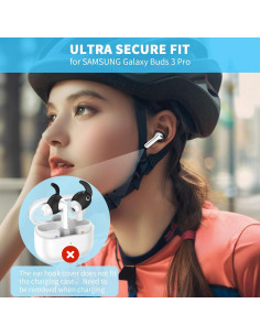 Cubiertas de Ganchos para Orejas TUDIOW para Galaxy Buds 3 Pro 2