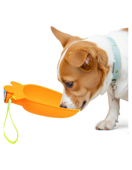 Dispensador de Agua Portátil para Perros Li & Zhao - Silicona Plegable