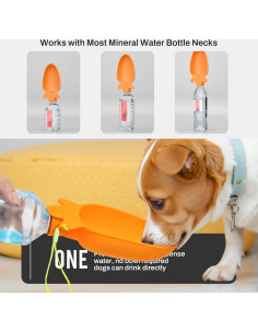 Dispensador de Agua Portátil para Perros Li & Zhao - Silicona Plegable 2