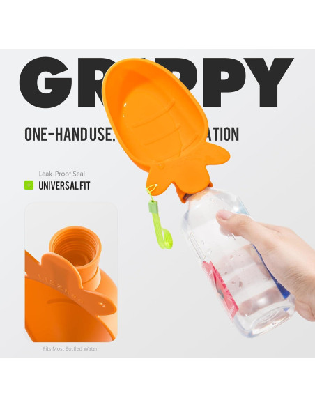 Dispensador de Agua Portátil para Perros Li & Zhao - Silicona Plegable