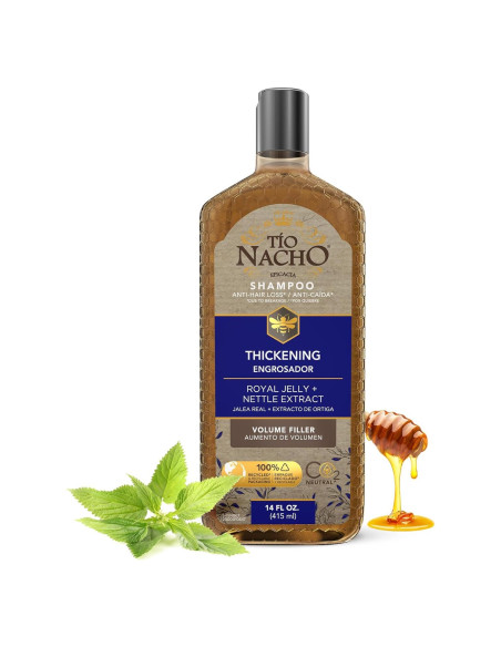 Champú Engrosante Tio Nacho 414 ml - Voluminizador Cabello Fino