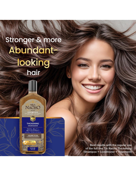 Champú Engrosante Tio Nacho 414 ml - Voluminizador Cabello Fino