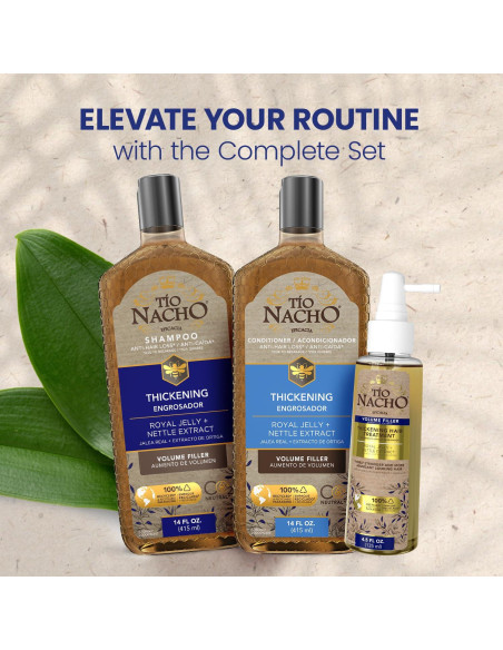 Champú Engrosante Tio Nacho 414 ml - Voluminizador Cabello Fino