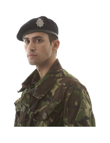 Boina Militar Gajaous para Hombre y Mujer - 100% Lana Ajustable