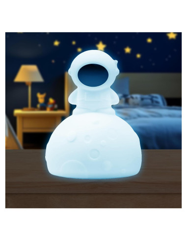Luz Nocturna Lumipets Junior Astronaut Silicona 9 Colores