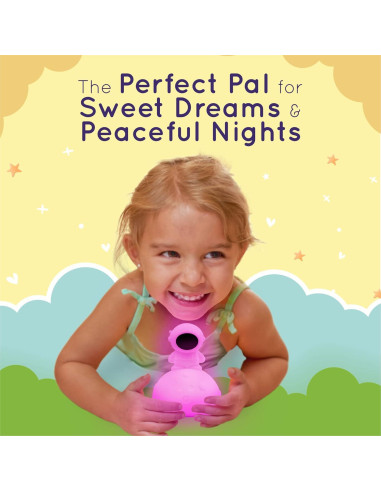 Luz Nocturna Lumipets Junior Astronaut Silicona 9 Colores