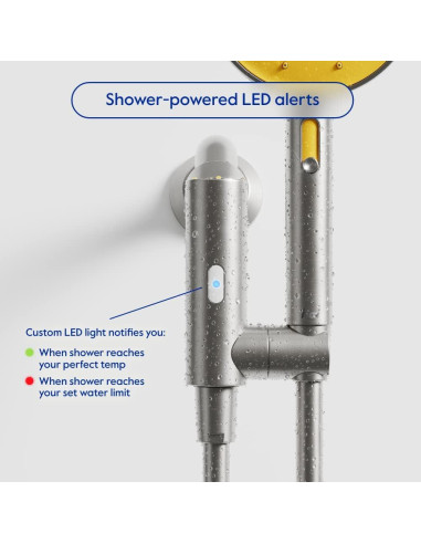 Cabezal de Ducha Inteligente hai Citron 9.5 L/min Acero Inoxidable