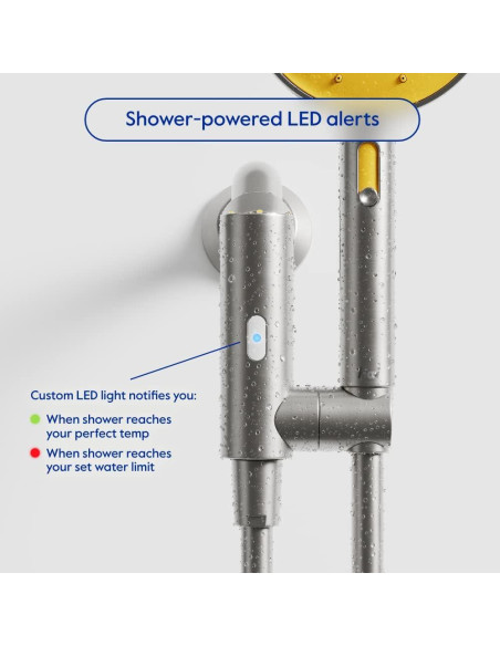 Cabezal de Ducha Inteligente hai Citron 9.5 L/min Acero Inoxidable