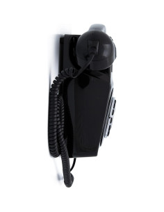 Teléfono de pared GPO 746 retro - Negro, timbre auténtico 2