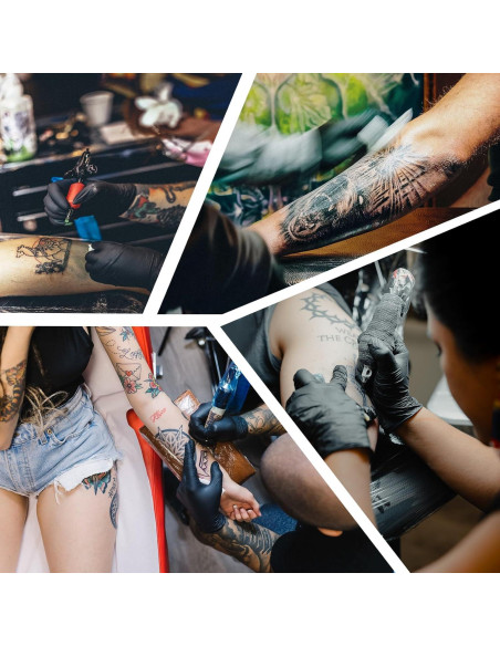 Tazas de Tinta para Tatuajes WZPB - 300 Piezas Mixtas + Soporte