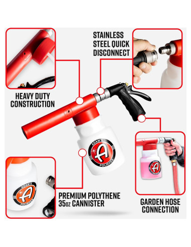 Pistola de Espuma Premium Adam's Polishes para Lavado de Autos