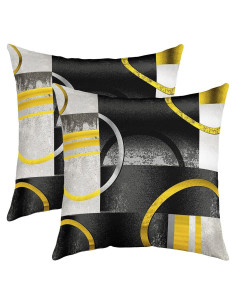 Fundas de Almohada Geométricas Feelyou 40x40 cm Juego de 2