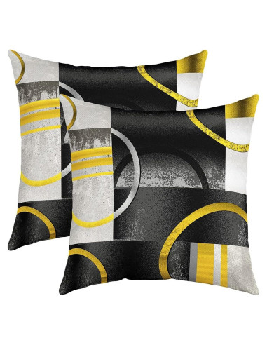 Fundas de Almohada Geométricas Feelyou 40x40 cm Juego de 2