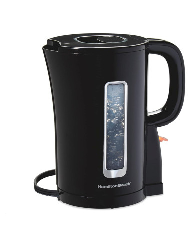 Hervidor Eléctrico Hamilton Beach 1.7L Negro, Apagado Automático