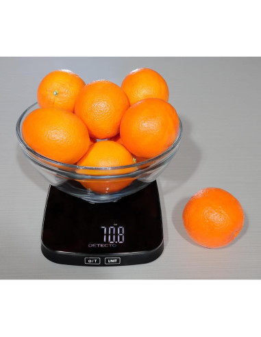 Balanza de Cocina Digital DETECTO 10 kg Vidrio Recargable USB