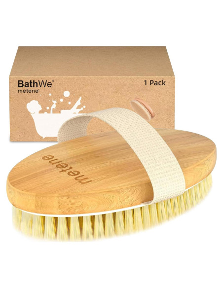 Cepillo Corporal Metene para Cepillado Seco y Ducha - Exfoliante Natural